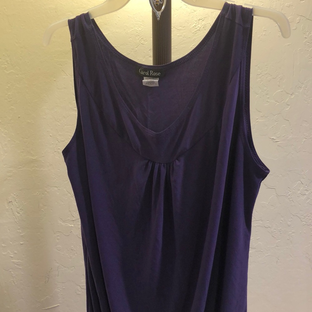Carol Rose purple tank. Business casual. Size XL.